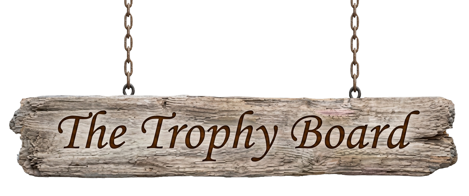 Hanging Trophy sign